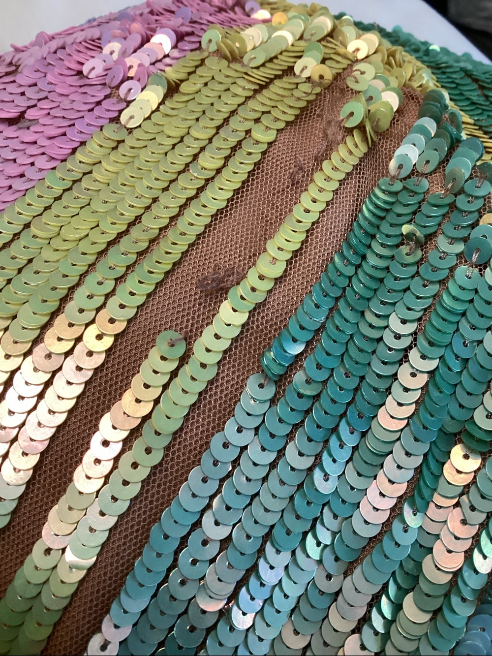 Show Me Your MuMu Rainbow Sequin Mini Dress - Picture 9 of 9